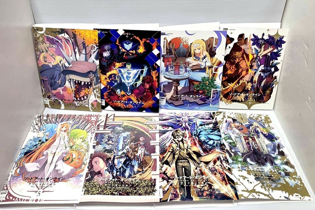 ソードアート・オンライン　アリシゼーション １期+２期　全16巻　レンタルDVD