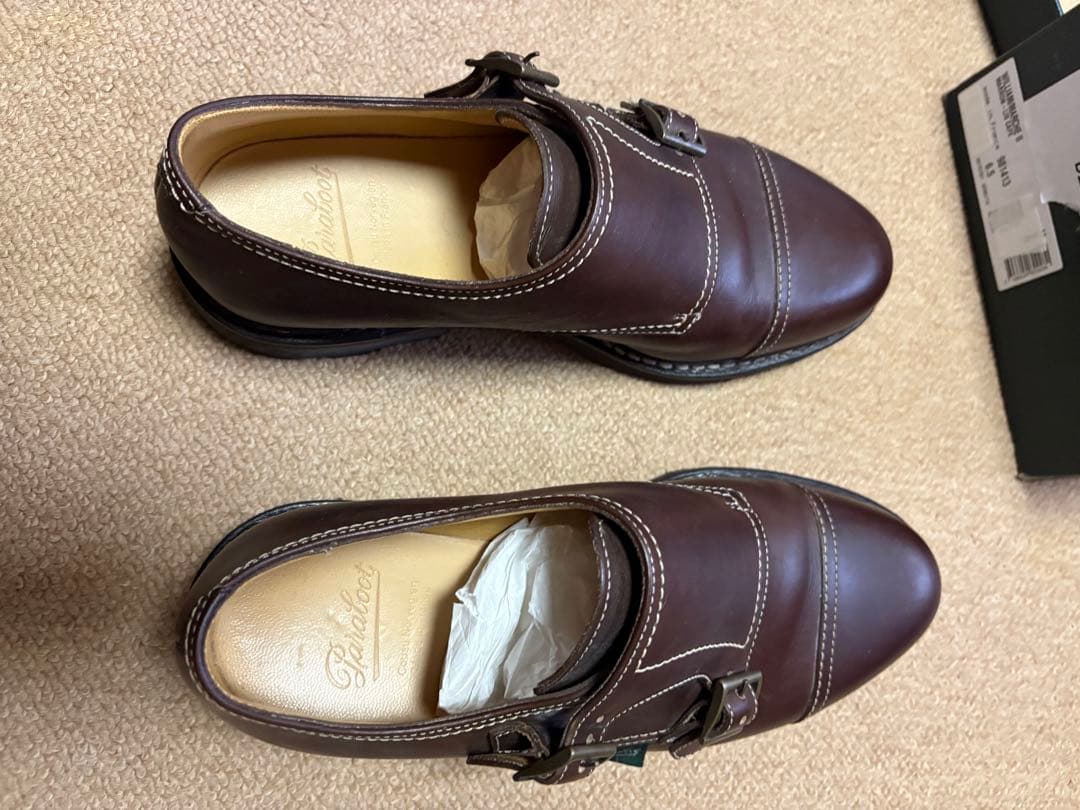 試着のみ　パラブーツ　ダークブラウン ウィリアム