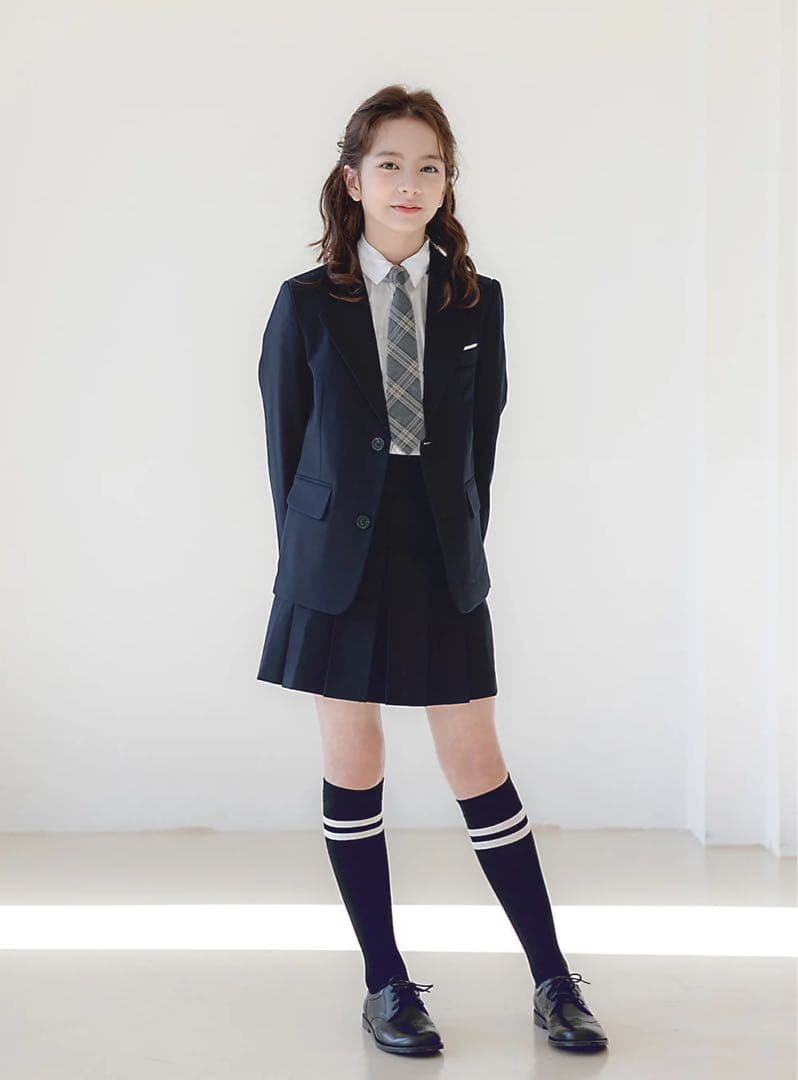 卒業式フォーマルスーツ 黒 150cm~