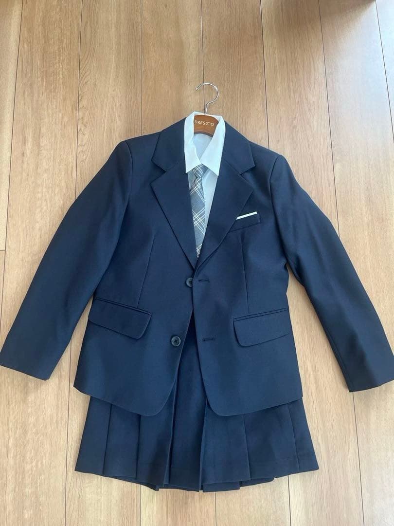 卒業式フォーマルスーツ 黒 150cm~