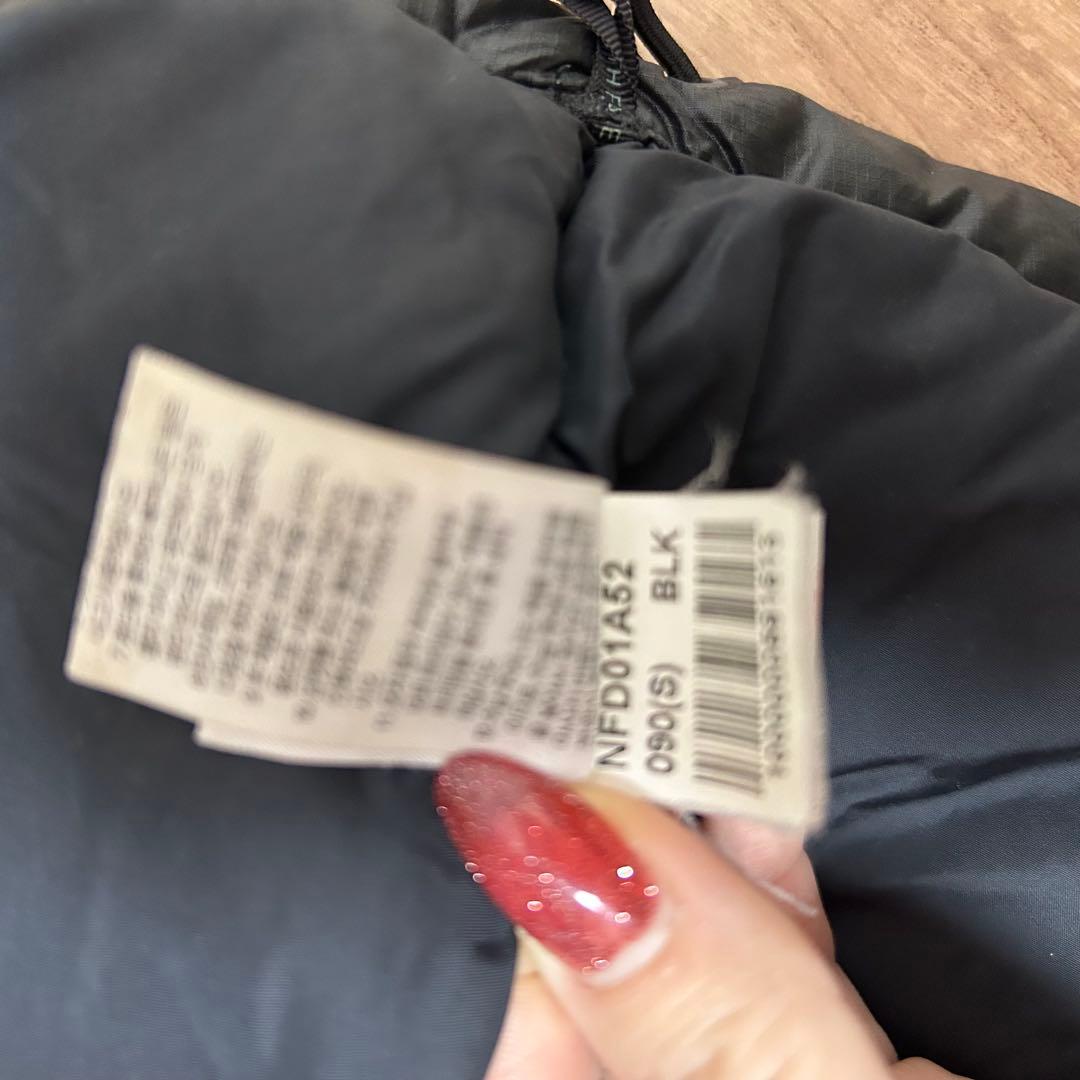 日本未入荷　ノースフェイス　メンズ　ヌプシダウンベストジャケット　770 黒　S