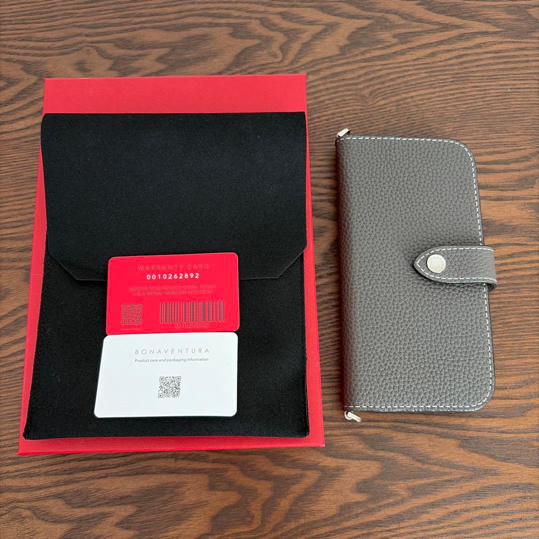 本日中限定価格 ボナベンチュラ ベルテッドダイアリーケース シュリンクレザー