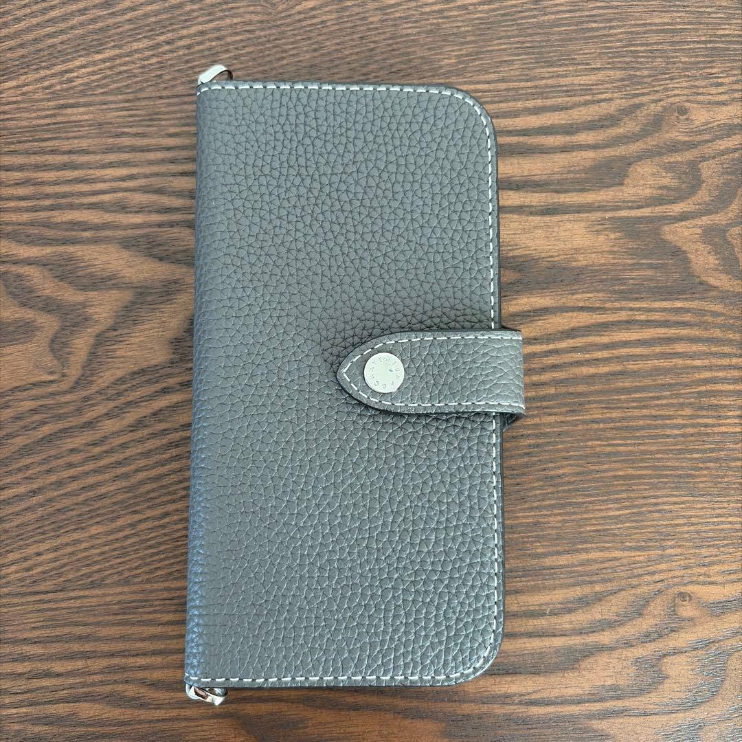 本日中限定価格 ボナベンチュラ ベルテッドダイアリーケース シュリンクレザー