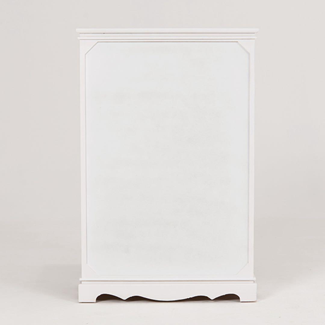 ホワイト 5段チェスト