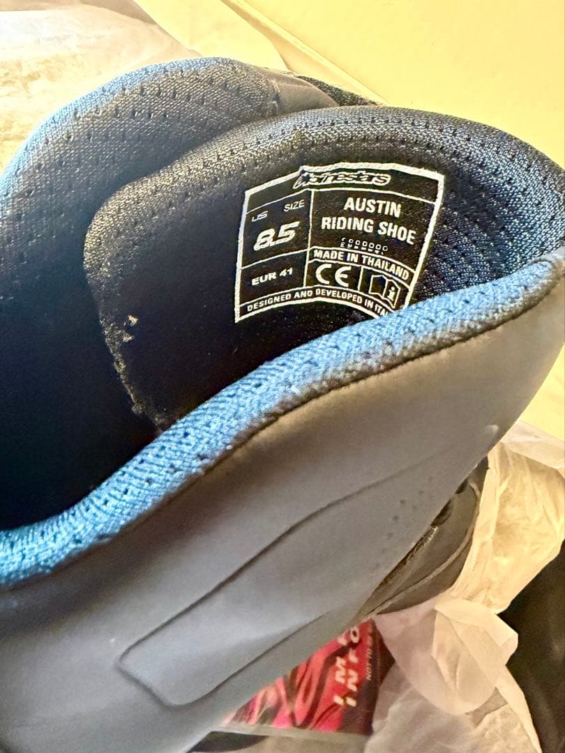 Alpinestars マルク・マルケス直筆サイン入りライディングシューズ