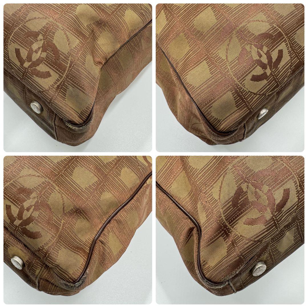 シャネル ニュートラベルGM トートバッグ ショルダーバッグ A4可 カーキ