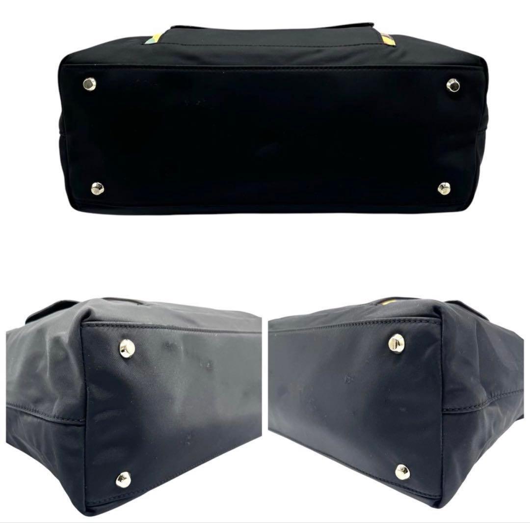 極美品 PaulSmith トートバッグ マルチストライプ A4 黒