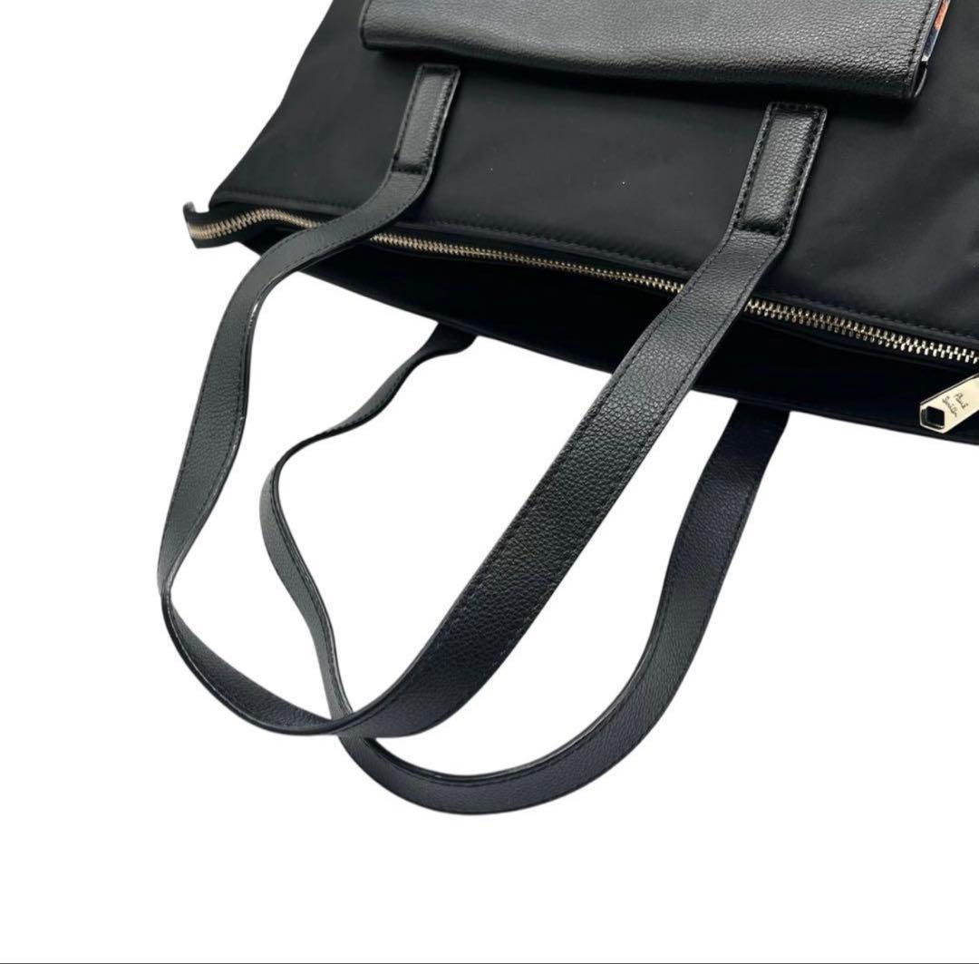 極美品 PaulSmith トートバッグ マルチストライプ A4 黒