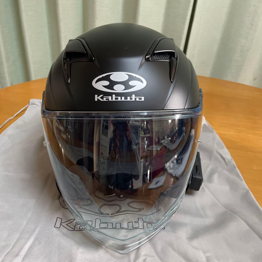 インカム付きバイクヘルメット2個 カブトエクシード2＋コミネHK-172送料無料