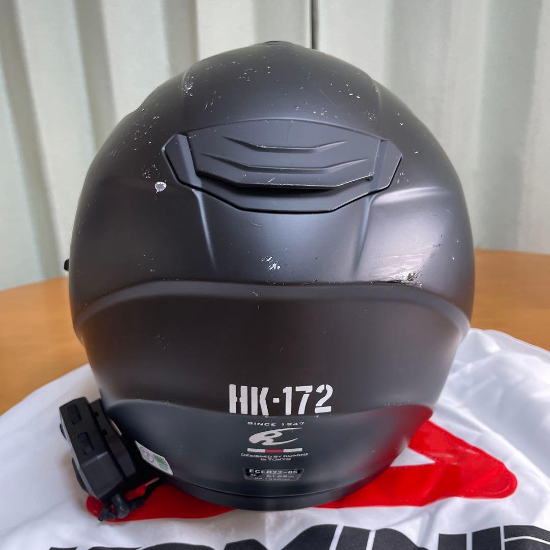 インカム付きバイクヘルメット2個 カブトエクシード2＋コミネHK-172送料無料