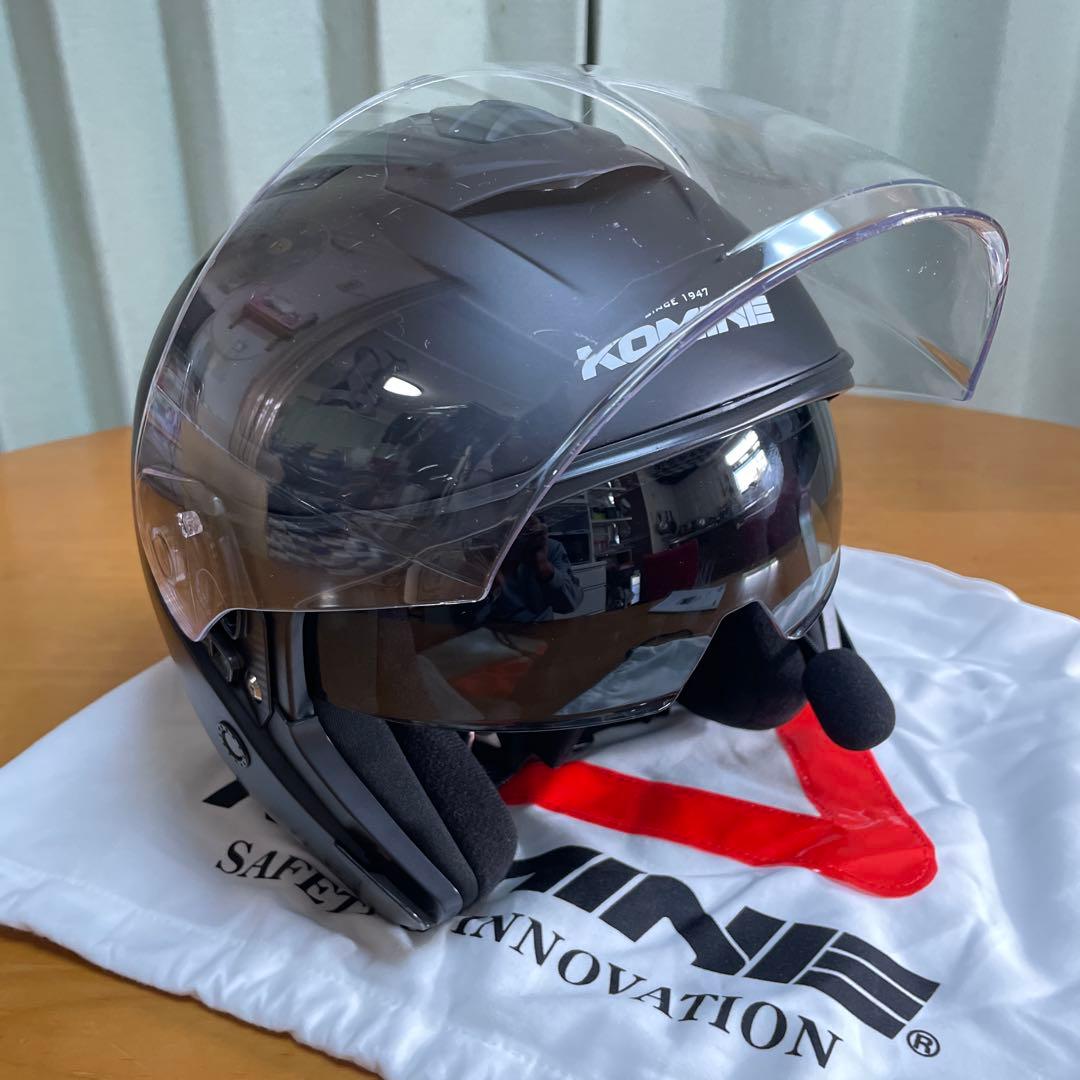インカム付きバイクヘルメット2個 カブトエクシード2＋コミネHK-172送料無料