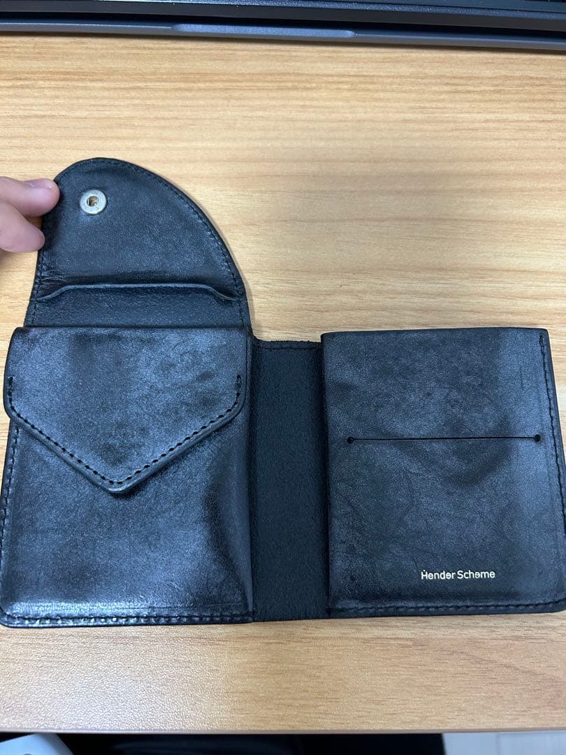 Hender scheme wallet black 数回使用極美品　備品完備