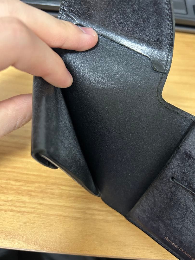 Hender scheme wallet black 数回使用極美品　備品完備