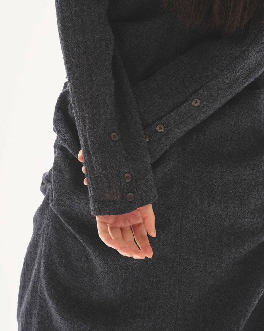 ワンピース TODAYFUL Wool Gather Shirtsdress