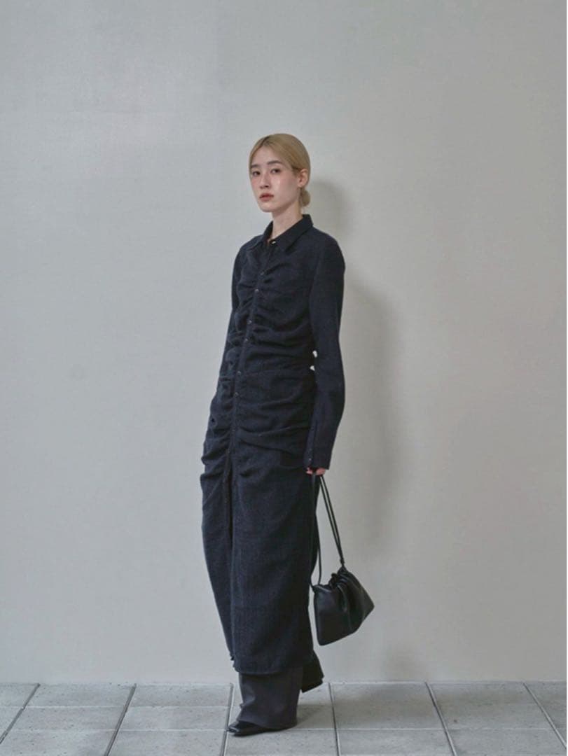 ワンピース TODAYFUL Wool Gather Shirtsdress