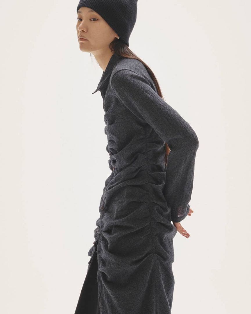 ワンピース TODAYFUL Wool Gather Shirtsdress