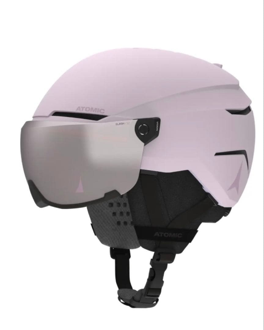 ATOMIC スキー用ヘルメット キッズSサイズ（51-55cm）バイザー付き