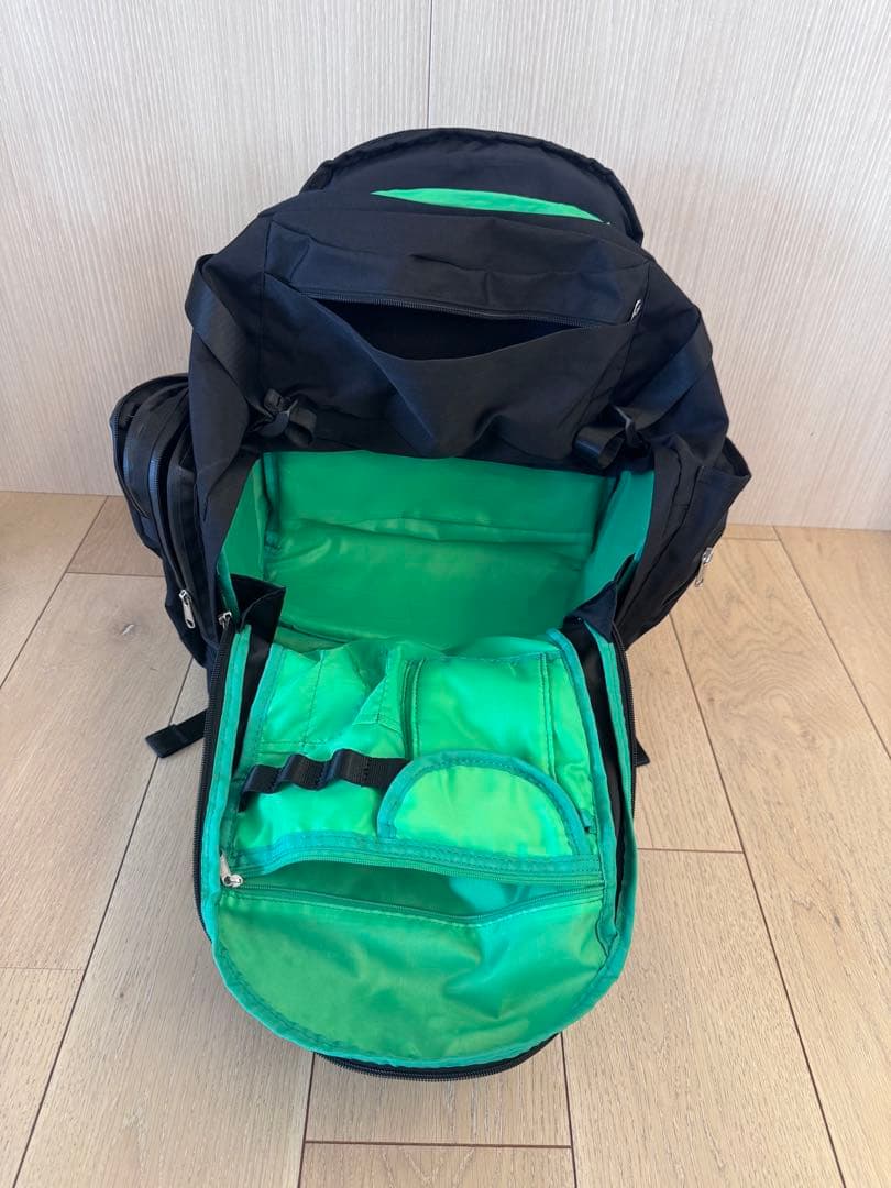 ballaholic バスケットボール用バックパック 黒/緑