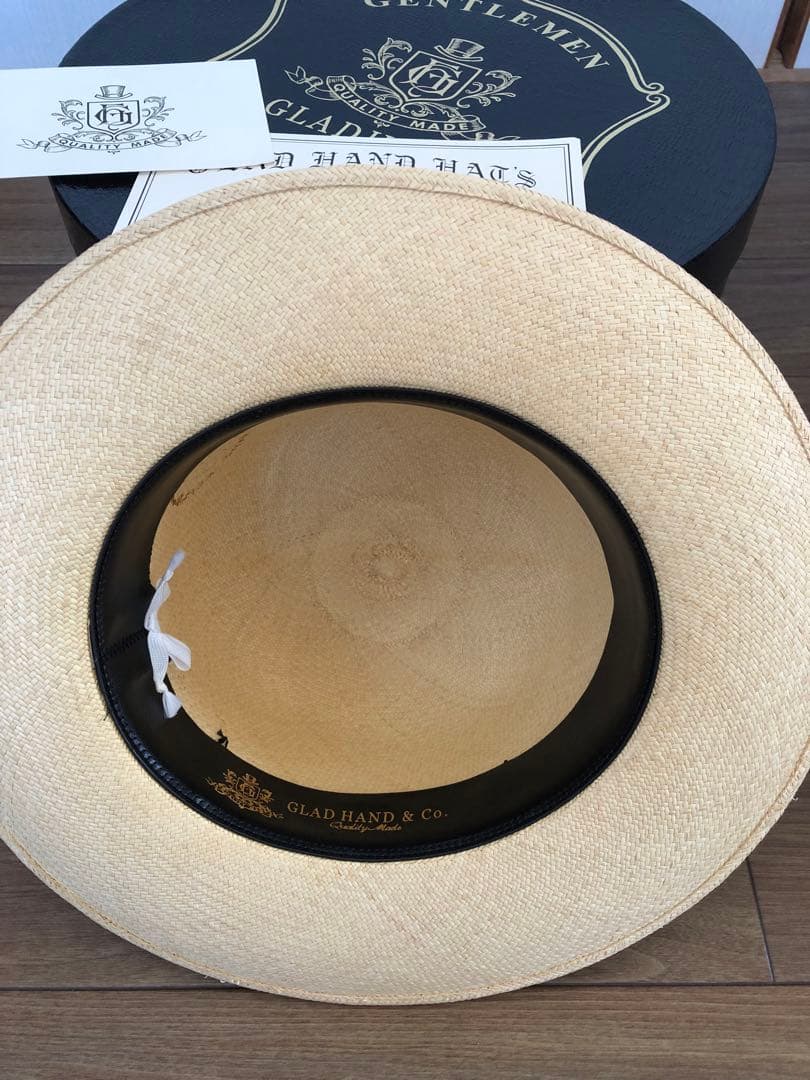 新品 GLAD HAND パナマハット weirdo FAT HATTER