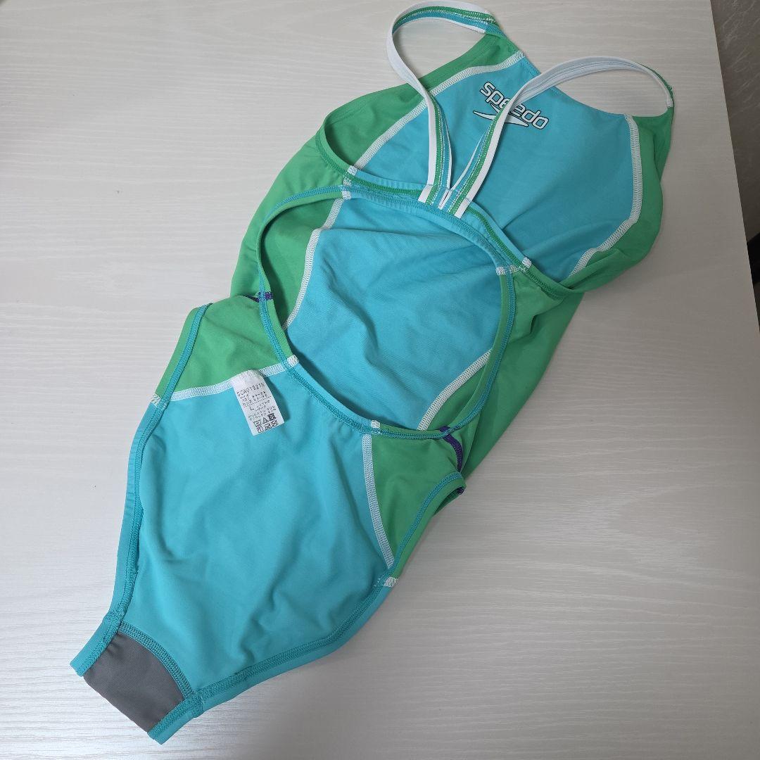 speedo スポーツ用水着 水色・緑