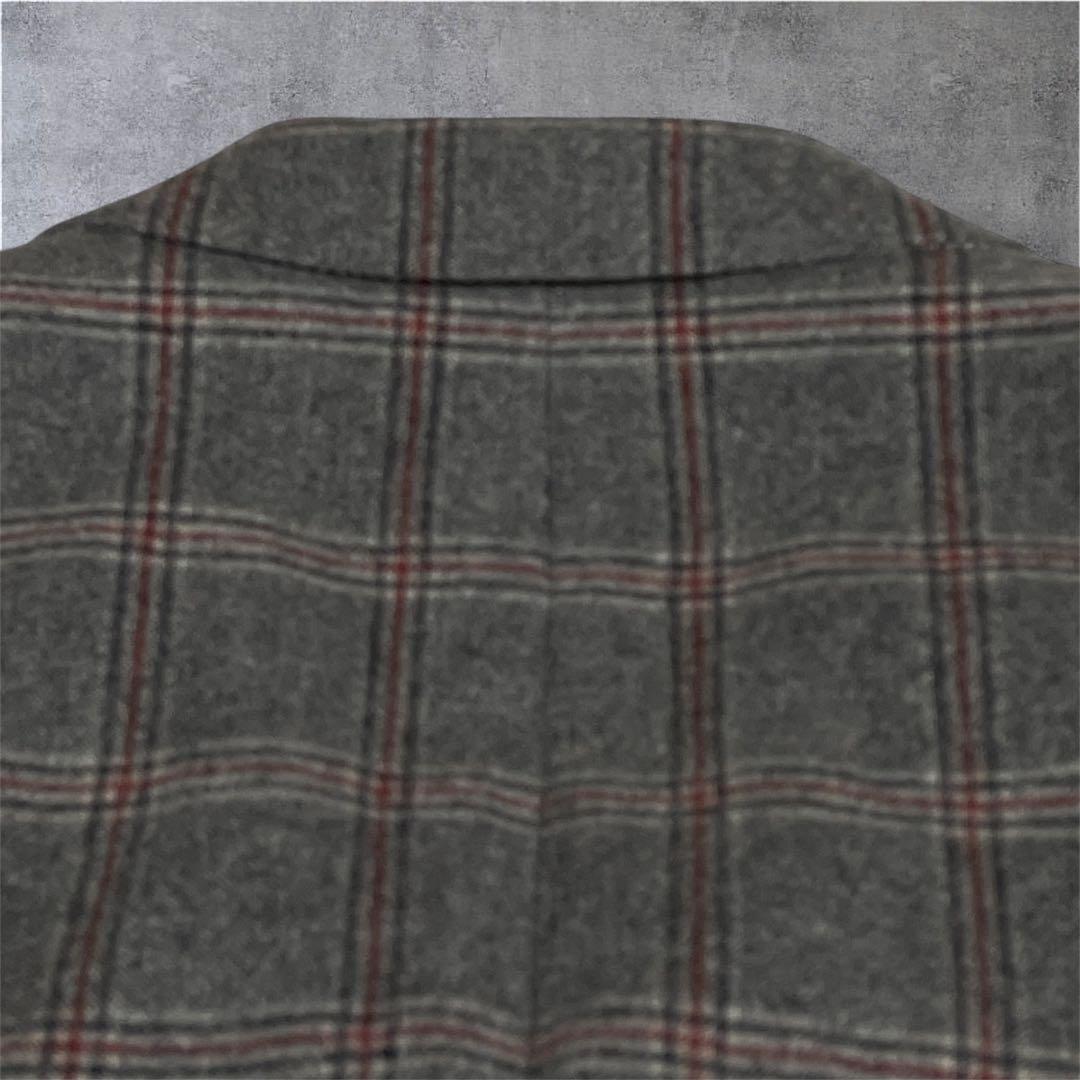 LARDINI ラルディーニ ウールテーラードジャケット チェック 46