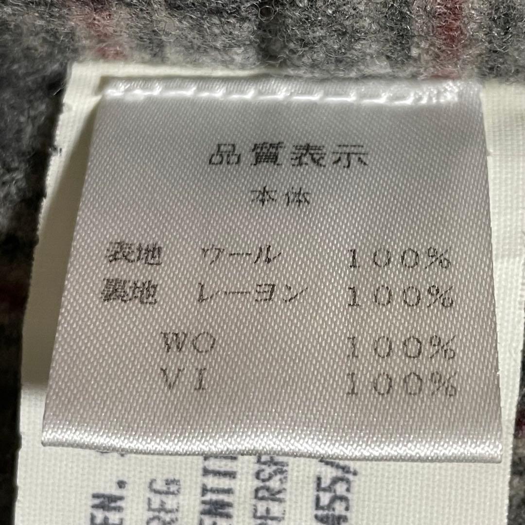 LARDINI ラルディーニ ウールテーラードジャケット チェック 46