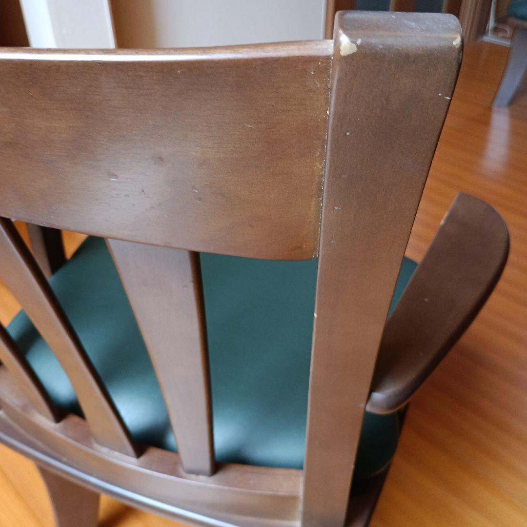 肘掛け付き　回転椅子　1脚 ダイニングチェア①　 ⇨⇨売却期間限定品!!