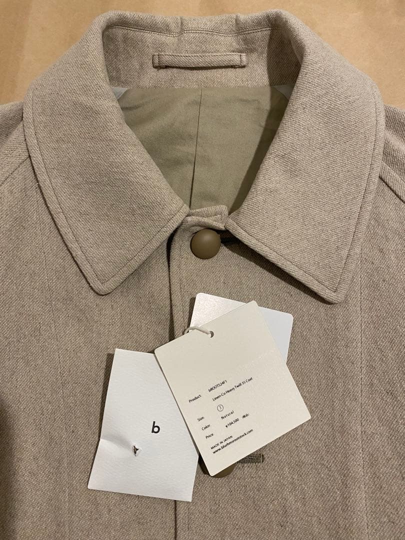 ジャケット・アウター blurhms Linen-Co Heavy Twill 35 Coat
