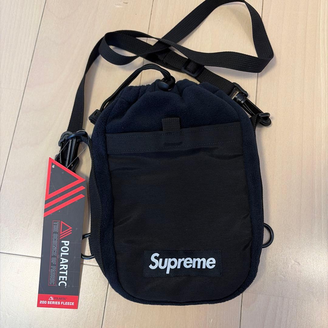 新品 Supreme Polartec Sling Bag 黒 ショルダーバック