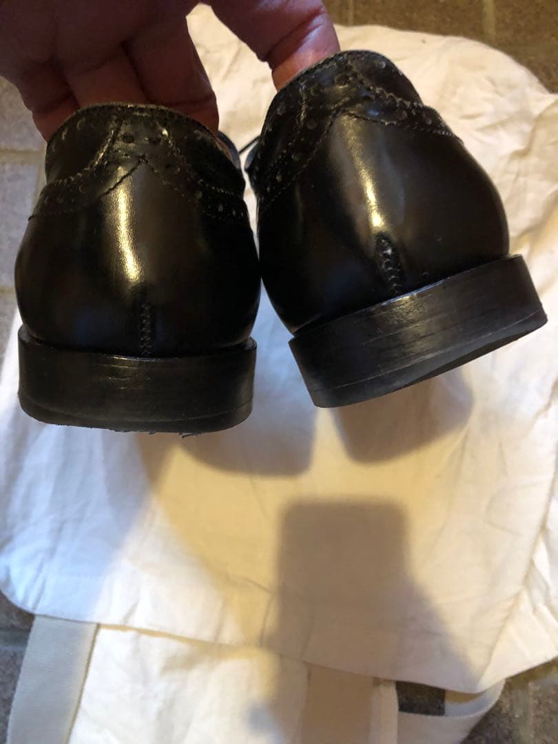 値下げしました。 Alden 909 メダリオンチップ 9半　シューキーパー付