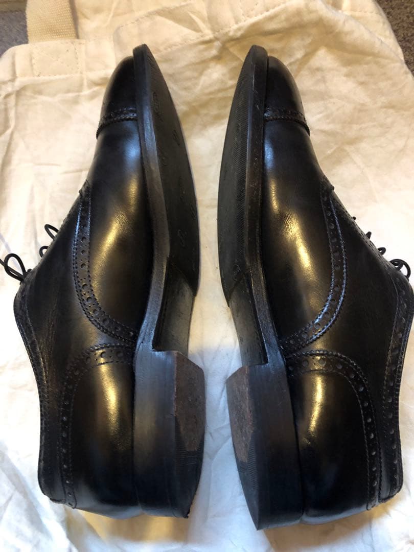 値下げしました。 Alden 909 メダリオンチップ 9半　シューキーパー付