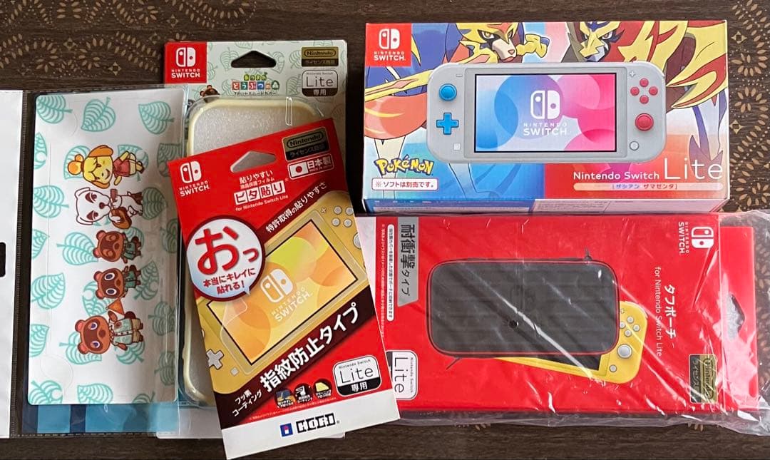 ②美品！Nintendo Switch Lite 本体+α ザシアン ザマセンタ