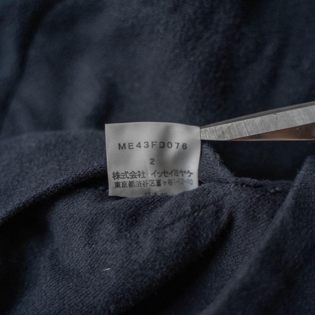 94AW ISSEY MIYAKE コットン テーラードジャケット ブラック