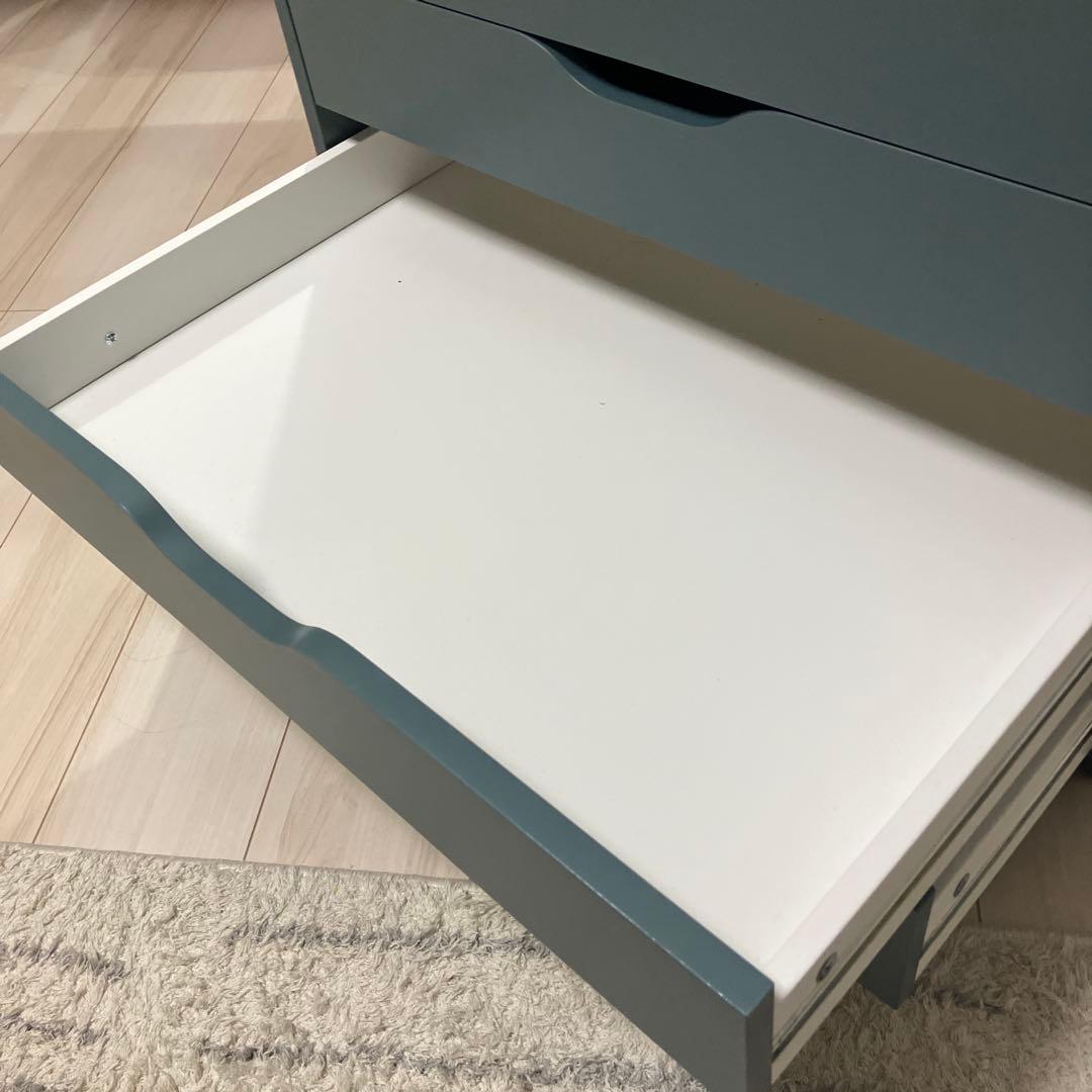 IKEA ALEX アレクス　キャビネット　グレー　引き取り