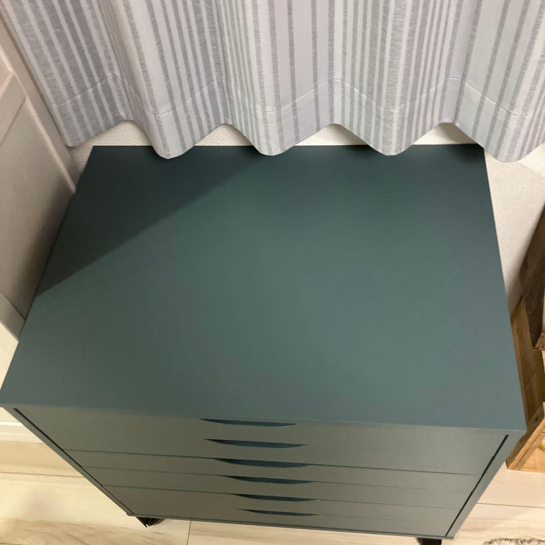 IKEA ALEX アレクス　キャビネット　グレー　引き取り