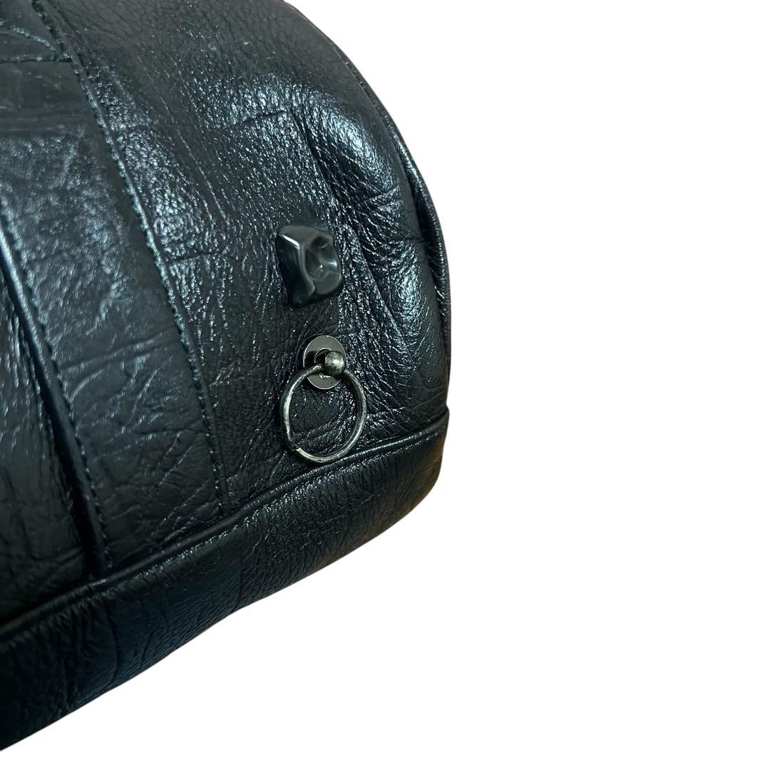 JAM  MADE ドラムバッグ 2WAY レザー ブラック