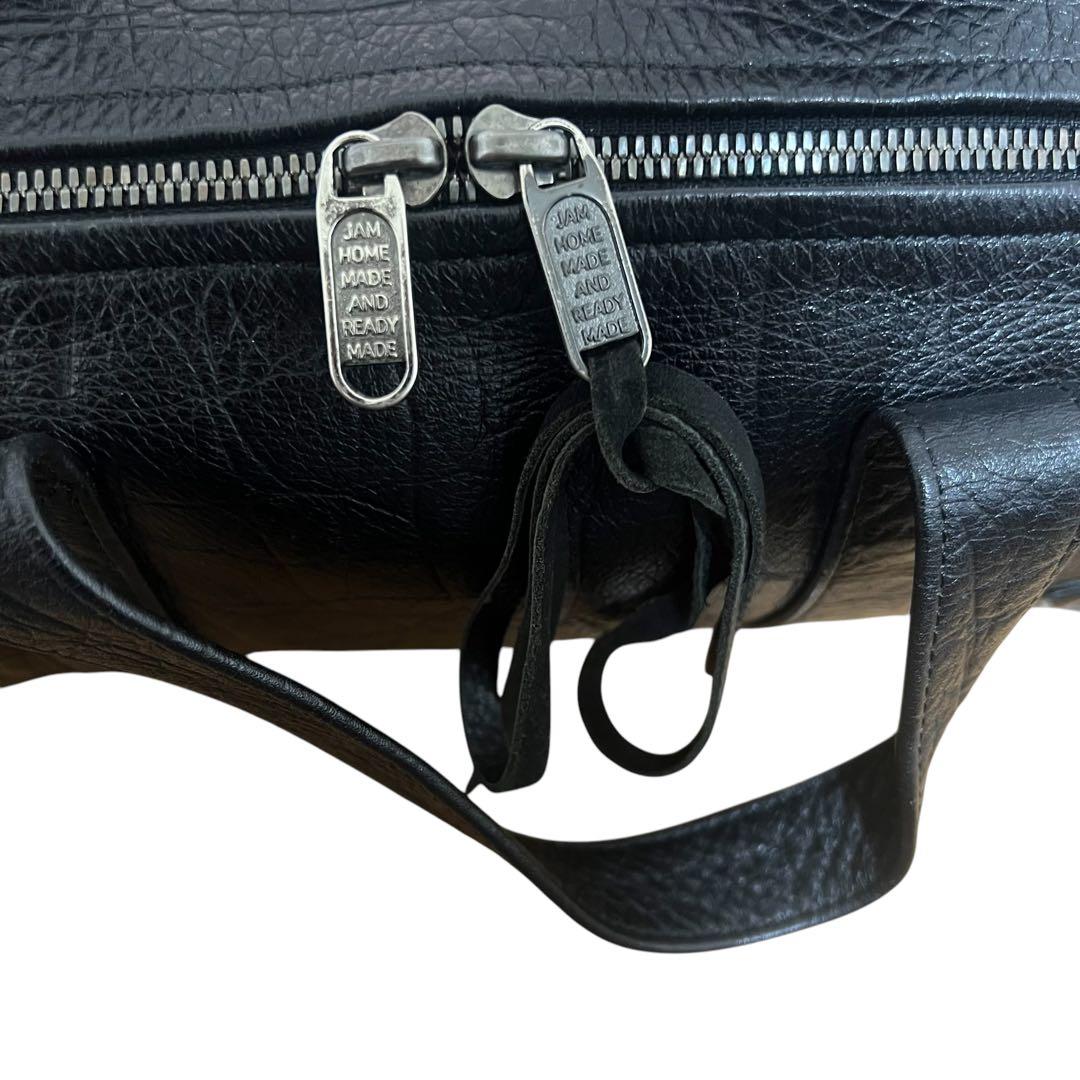 JAM  MADE ドラムバッグ 2WAY レザー ブラック