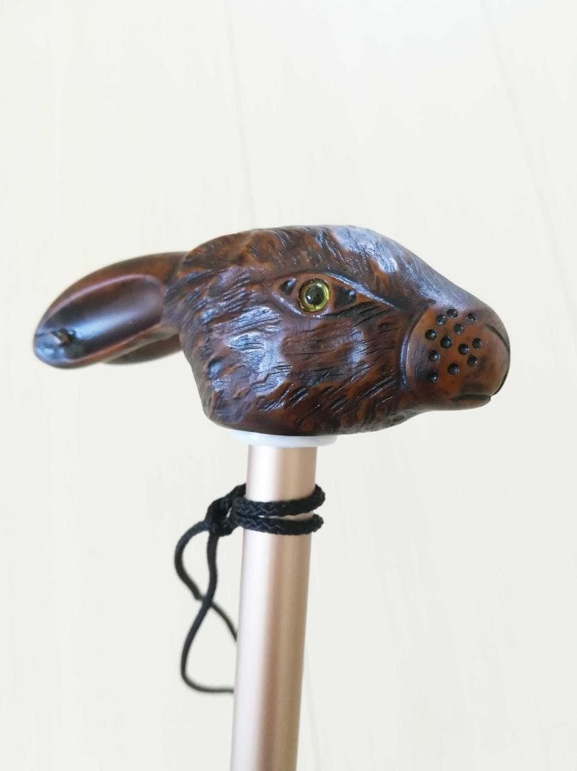 Guy de jean 折り畳み傘 雨/日傘兼用：ウサギ（プルーン）