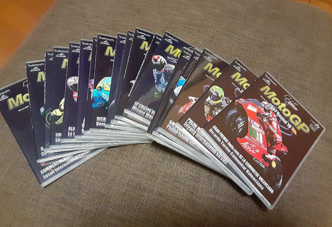 2007MotoGP　DVD 全18巻　開封済み、未開封含む