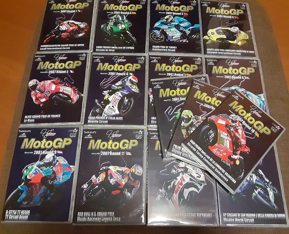 2007MotoGP　DVD 全18巻　開封済み、未開封含む
