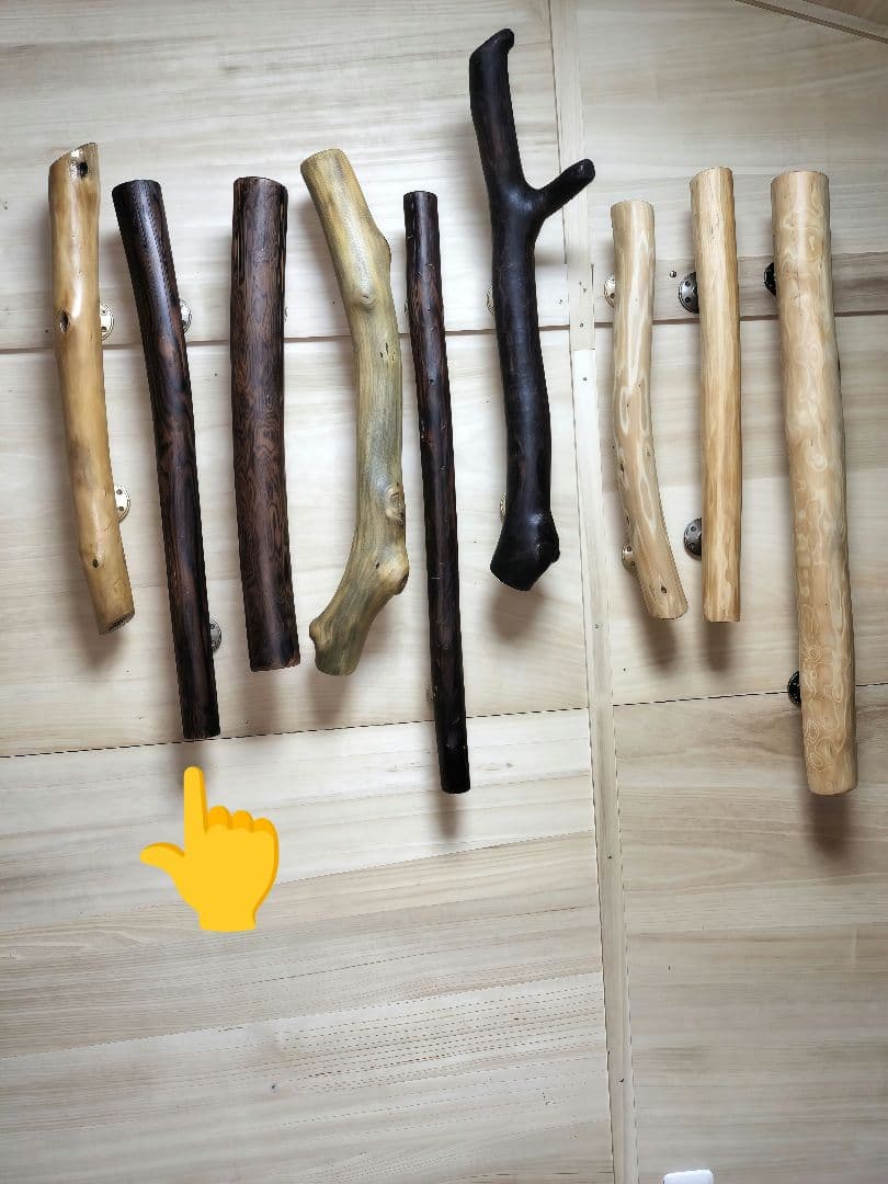 【Nob-32】★流木斑模様ドアノブ☆インテリア★ハンドル★取っ手