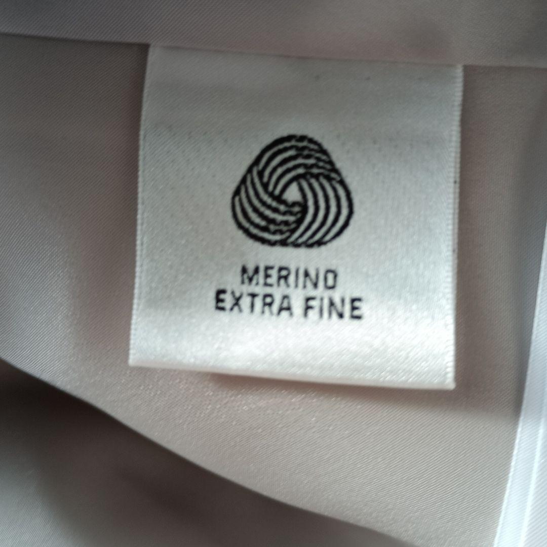 23区のカシミヤ混ピンクベージュのコート