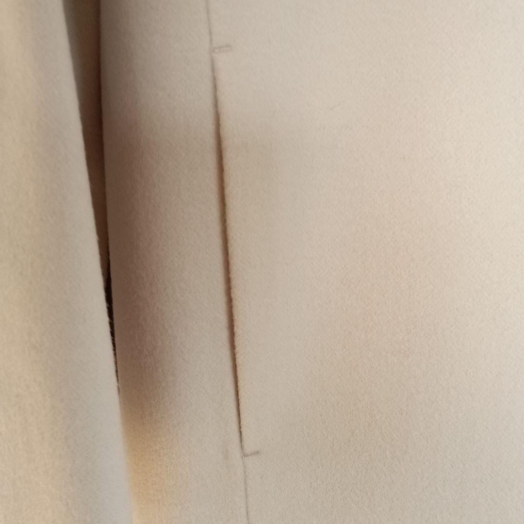 23区のカシミヤ混ピンクベージュのコート