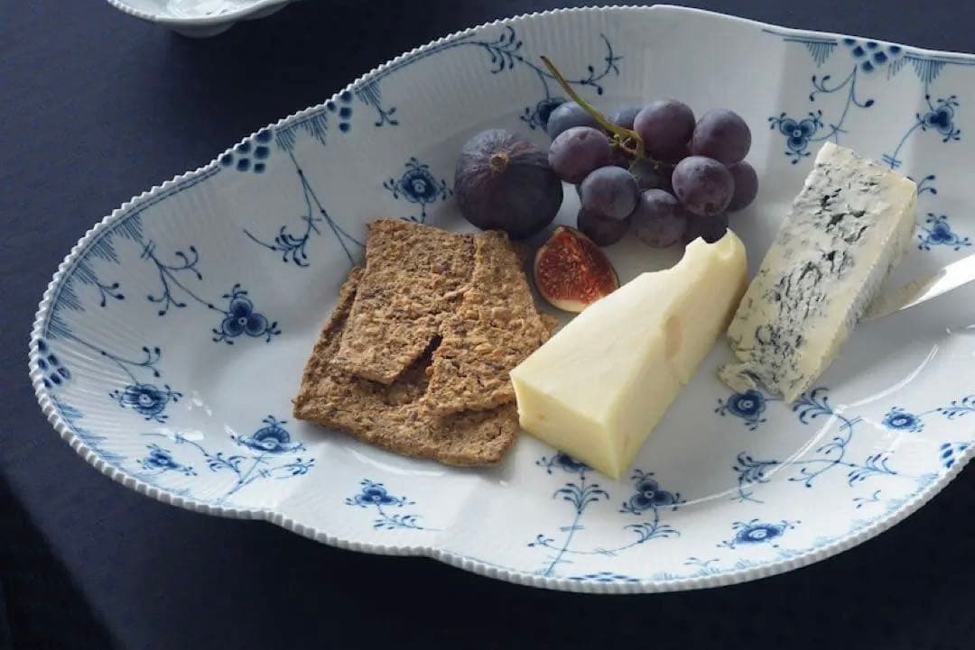 値下げしました！ロイヤルコペンハーゲン オーバルディッシュブルーエレメンツ