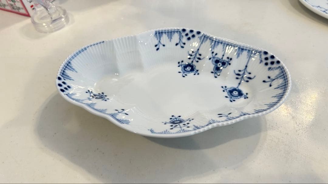 値下げしました！ロイヤルコペンハーゲン オーバルディッシュブルーエレメンツ