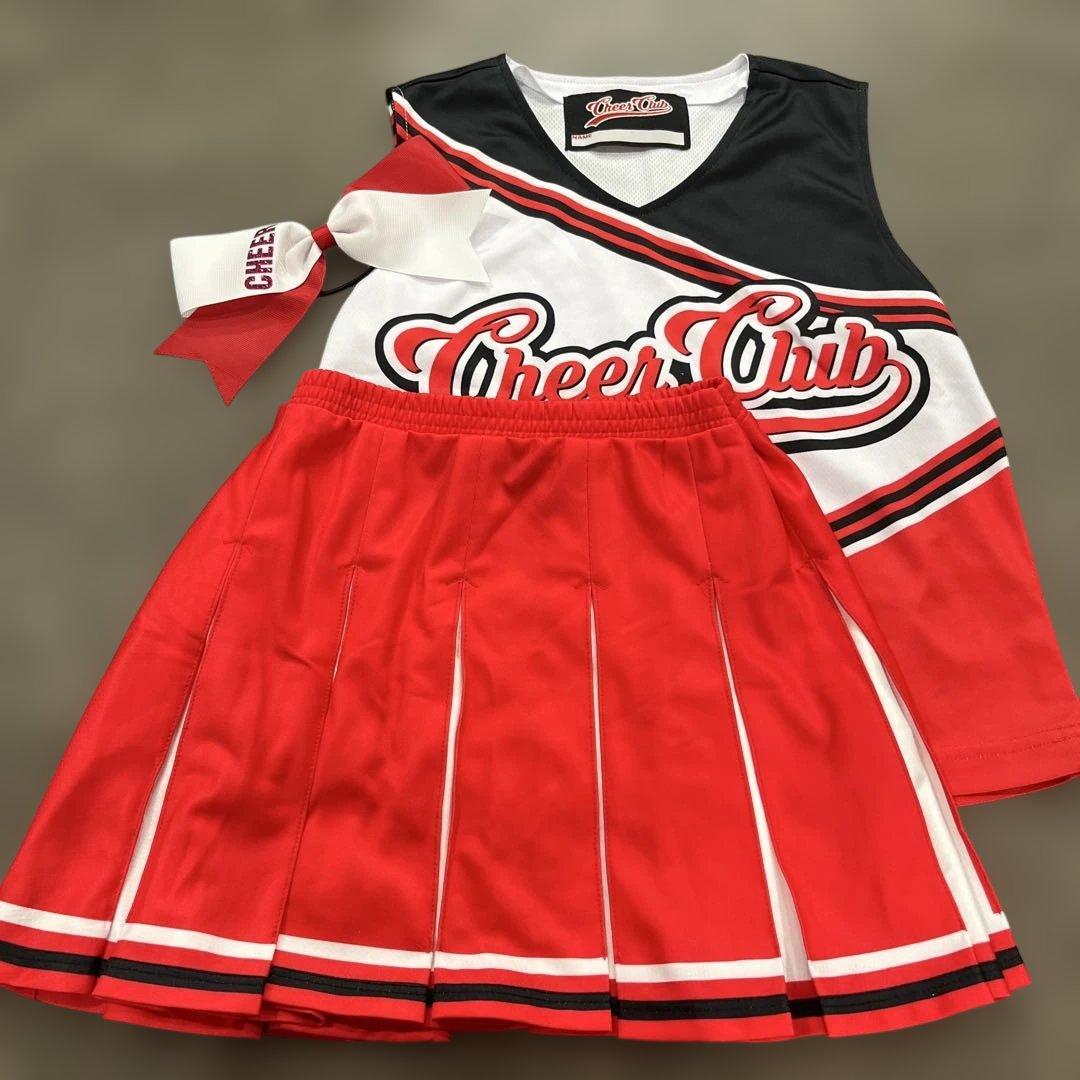 チアクラブ　ユニフォーム　上下セット　リボン付き　値下げしました！