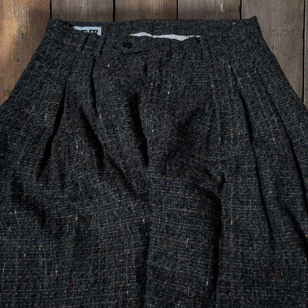 60s 70s　USA製　ロケットtalon　ごまパンツ　カスリ柄　ウール混