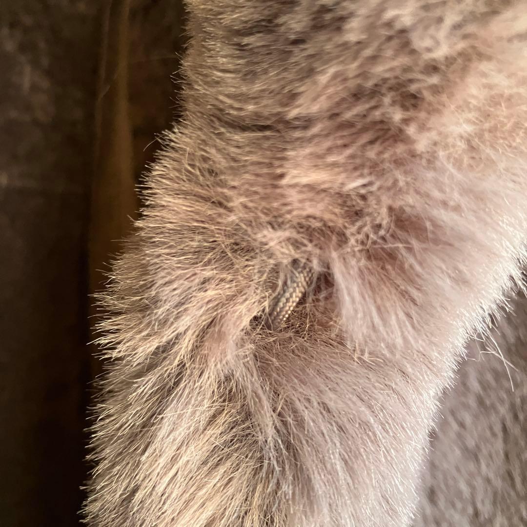 vivaprestヴィバプレスト　チャコールグレー フード付き エコファージレ