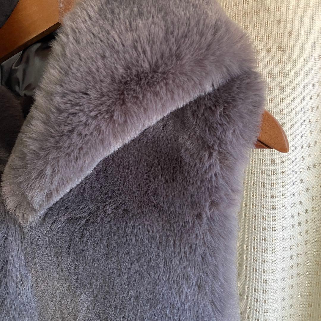 vivaprestヴィバプレスト　チャコールグレー フード付き エコファージレ