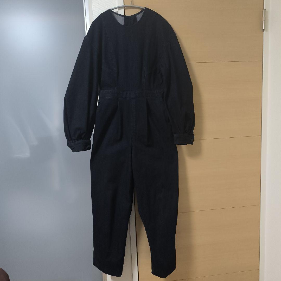 CLANE クラネ　バックオープン　デニム　ジャンプスーツ